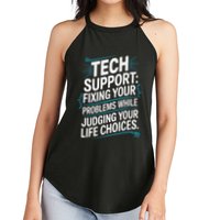 Fixing Your Problems While Judging Your Life Choices Women's Perfect Tri Rocker Tank