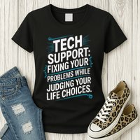 Fixing Your Problems While Judging Your Life Choices Womens T-Shirt