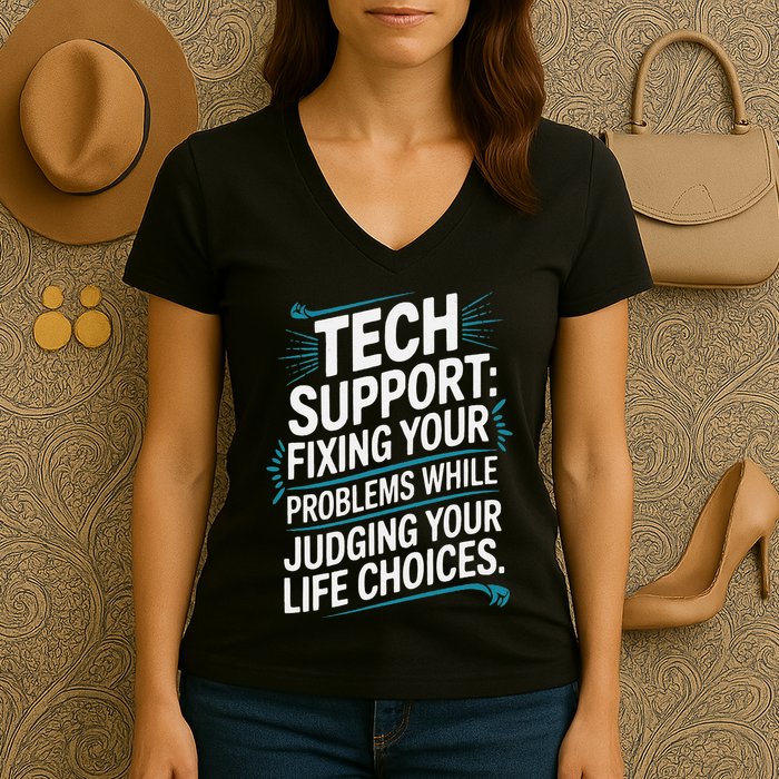 Fixing Your Problems While Judging Your Life Choices Women's V-Neck T-Shirt