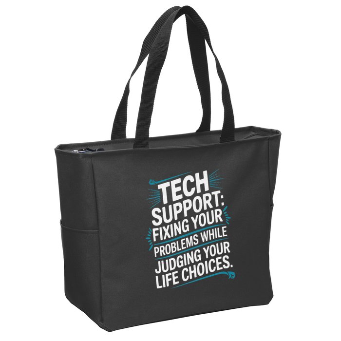 Fixing Your Problems While Judging Your Life Choices Zip Tote Bag
