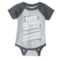 Fixing Your Problems While Judging Your Life Choices Infant Baby Jersey Bodysuit