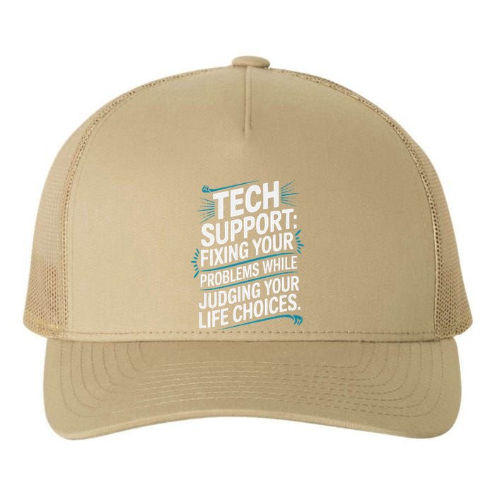 Fixing Your Problems While Judging Your Life Choices Yupoong Adult 5-Panel Trucker Hat