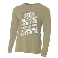 Fixing Your Problems While Judging Your Life Choices Cooling Performance Long Sleeve Crew
