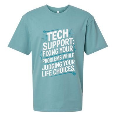 Fixing Your Problems While Judging Your Life Choices Sueded Cloud Jersey T-Shirt