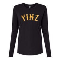 Funny Yinz Pittsburgh Pennsylvania Yinzer Souvenir Womens Cotton Relaxed Long Sleeve T-Shirt