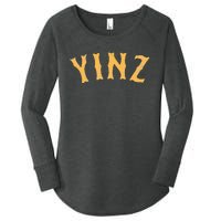 Funny Yinz Pittsburgh Pennsylvania Yinzer Souvenir Women's Perfect Tri Tunic Long Sleeve Shirt