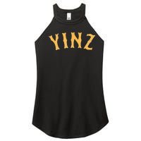 Funny Yinz Pittsburgh Pennsylvania Yinzer Souvenir Women’s Perfect Tri Rocker Tank