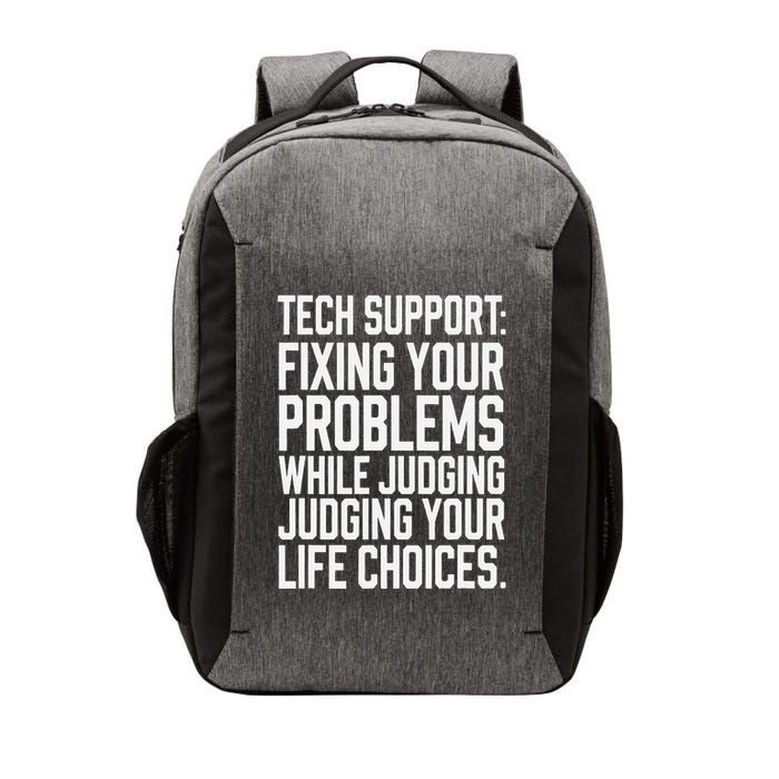 Fixing Your Problems While Judging Your Life Choices Vector Backpack