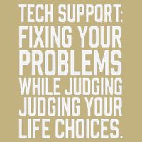 Fixing Your Problems While Judging Your Life Choices Cooling Performance Crew T-Shirt