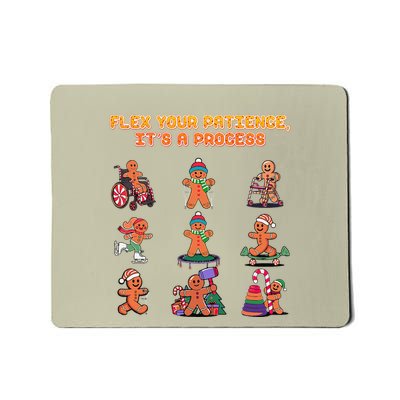 Flex Your Patience Its A Process Funny Humor Mousepad