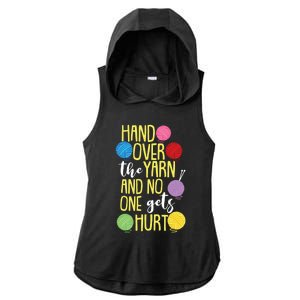 Funny Yarn Pun For Crocheting Lovers Gift Ladies PosiCharge Tri-Blend Wicking Draft Hoodie Tank