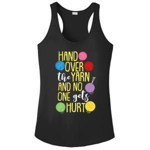 Funny Yarn Pun For Crocheting Lovers Gift Ladies PosiCharge Competitor Racerback Tank