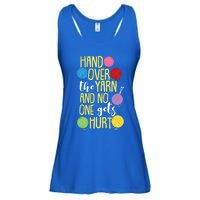 Funny Yarn Pun For Crocheting Lovers Gift Ladies Essential Flowy Tank