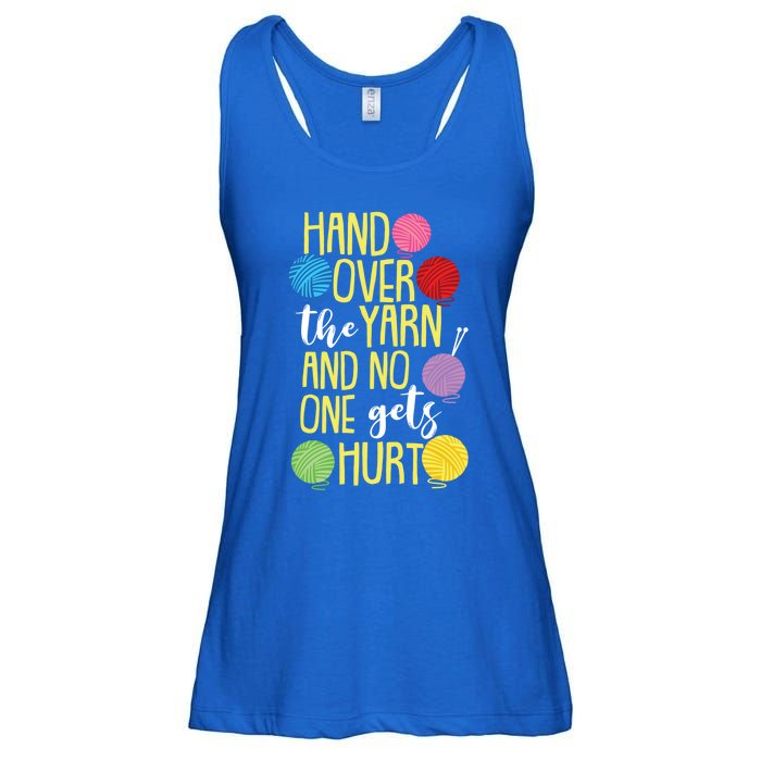 Funny Yarn Pun For Crocheting Lovers Gift Ladies Essential Flowy Tank