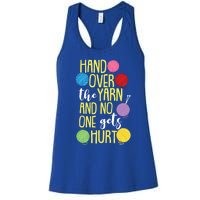 Funny Yarn Pun For Crocheting Lovers Gift Women's Racerback Tank