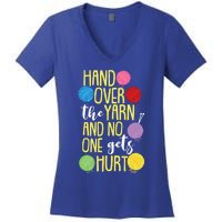 Funny Yarn Pun For Crocheting Lovers Gift Women's V-Neck T-Shirt