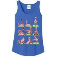 Flamingo Yoga Poses Meditation Namaste Spiritual Zen Gift Ladies Essential Tank