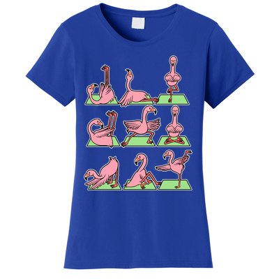 Flamingo Yoga Poses Meditation Namaste Spiritual Zen Gift Women's T-Shirt