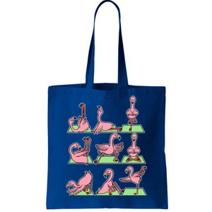 Flamingo Yoga Poses Meditation Namaste Spiritual Zen Gift Tote Bag