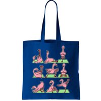 Flamingo Yoga Poses Meditation Namaste Spiritual Zen Gift Tote Bag