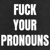 Fuck Your Pronouns 7 Panel Mesh Trucker Snapback Hat