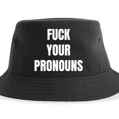 Fuck Your Pronouns Sustainable Bucket Hat