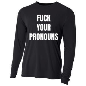 Fuck Your Pronouns Cooling Performance Long Sleeve Crew