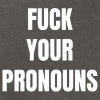 Fuck Your Pronouns Cotton Canvas Backpack