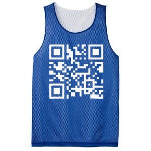 Fuck You Q R Code Outfit Matching Mesh Reversible Basketball Jersey Tank