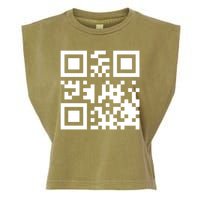 Fuck You Qr Code Funny Offensive Joke Garment-Dyed Women's Muscle Tee
