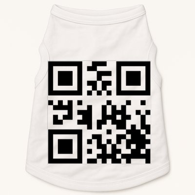 Fuck You Qr Code Funny Offensive Joke Doggie Tank