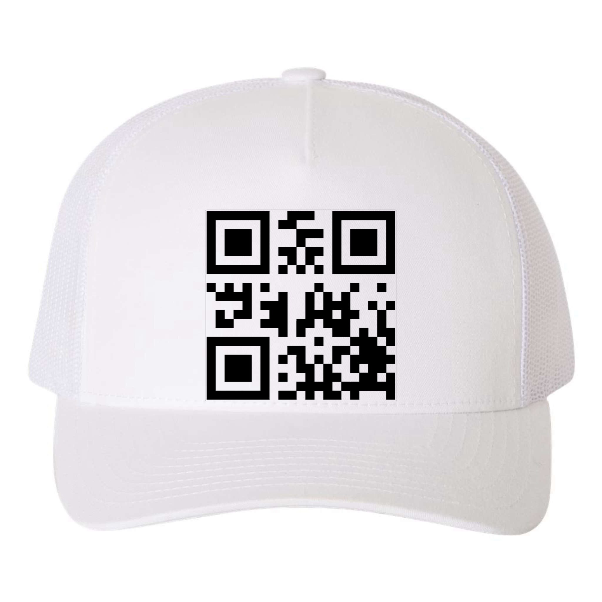 Fuck You Qr Code Funny Offensive Joke Yupoong Adult 5-Panel Trucker Hat