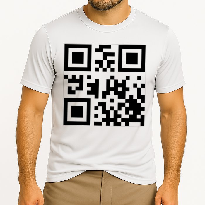 Fuck You Qr Code Funny Offensive Joke Performance Shirt