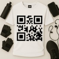 Fuck You Qr Code Funny Offensive Joke Performance Shirt