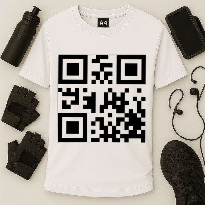 Fuck You Qr Code Funny Offensive Joke Performance Shirt