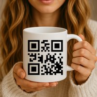 Fuck You Qr Code Funny Offensive Joke Mug