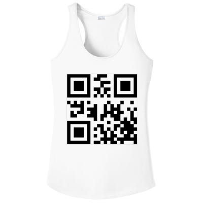Fuck You Qr Code Funny Offensive Joke Ladies PosiCharge Competitor Racerback Tank