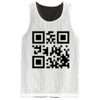 Fuck You Qr Code Funny Offensive Joke Mesh Reversible Basketball Jersey Tank