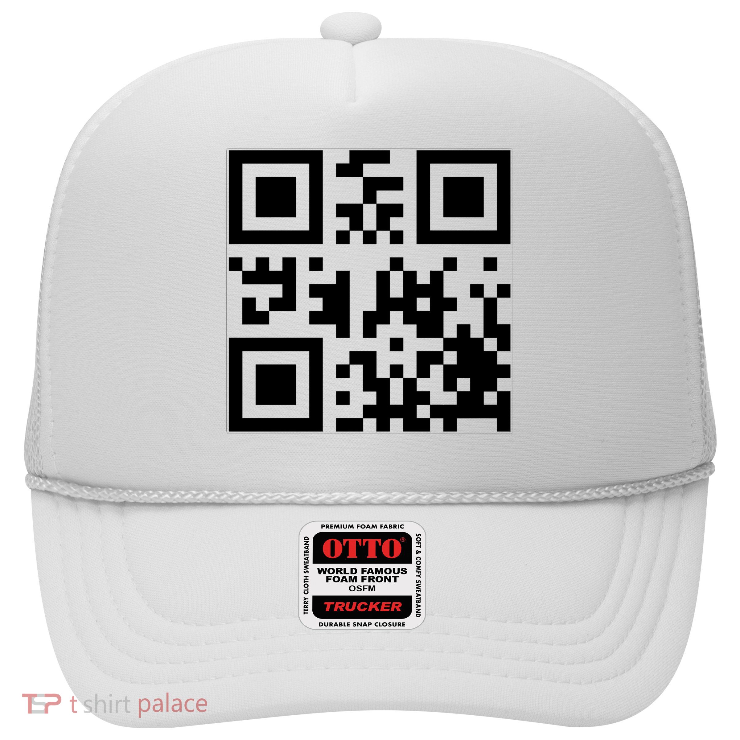 Fuck You Qr Code Funny Offensive Joke Trucker Hat