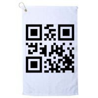 Fuck You Qr Code Funny Offensive Joke Golf Towel