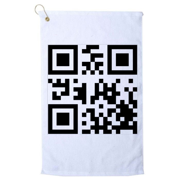 Fuck You Qr Code Funny Offensive Joke Golf Towel