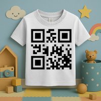 Fuck You Qr Code Funny Offensive Joke Toddler T-Shirt