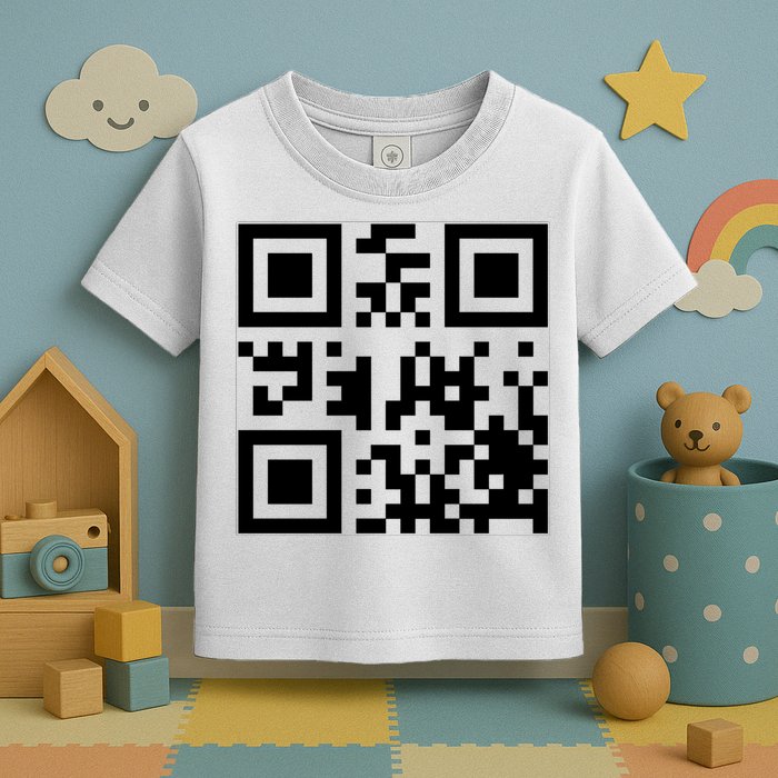 Fuck You Qr Code Funny Offensive Joke Toddler T-Shirt