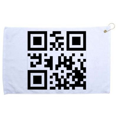 Fuck You Qr Code Funny Offensive Joke Grommeted Golf Towel