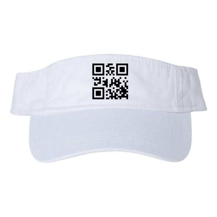 Fuck You Qr Code Funny Offensive Joke Visor