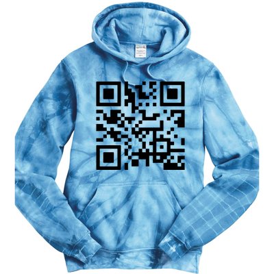 Fuck You Qr Code Tie Dye Hoodie