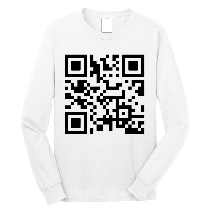 Fuck You Qr Code Long Sleeve Shirt