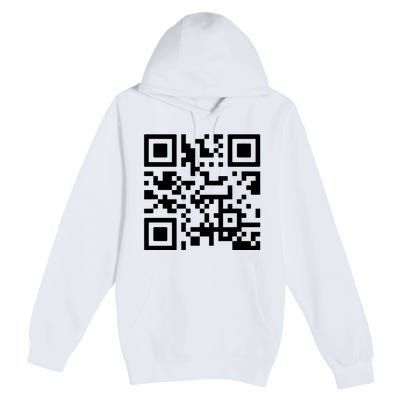 Fuck You Qr Code Premium Pullover Hoodie