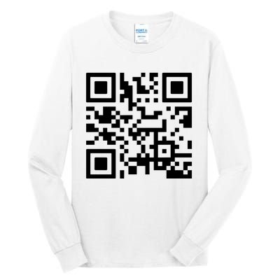 Fuck You Qr Code Tall Long Sleeve T-Shirt