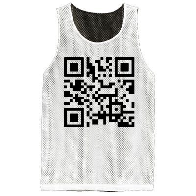 Fuck You Qr Code Mesh Reversible Basketball Jersey Tank